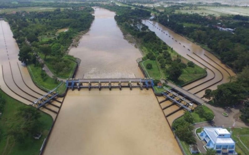 Ilustrasi Konstruksi Jaringan Irigasi dan Drainase