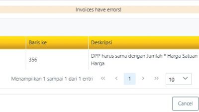 Solusi untuk Masalah DPP Harus Sama dengan Jumlah x Harga Satuan Potongan Harga”