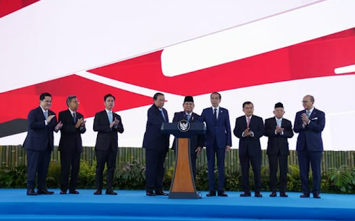 Ilustrasi Prabowo meluncurkan Danantara