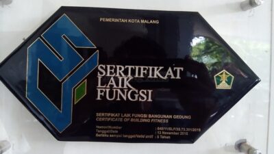 Ilustrasi Sertifikat Laik Fungsi (SLF)